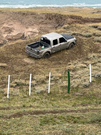 El vehículo de los ladrones