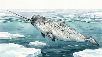 La ciencia develó el enigma que esconde el narval: así es la doble hélice del único colmillo recto de la naturaleza