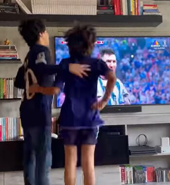 Luciano y Paolo, hijos de