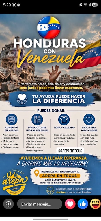 Doce mujeres venezolanas clasifican, organizan y empacan las donaciones para distribuir la ayuda según las necesidades de niños, adultos mayores y familias afectadas.