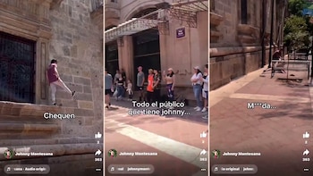 El influencer subió el video