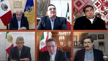 Los gobernadores durante el Seminario