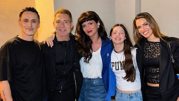 Adrián Suar fue con Rocío Robles a ver a Griselda Siciliani al teatro: el inesperado ida y vuelta