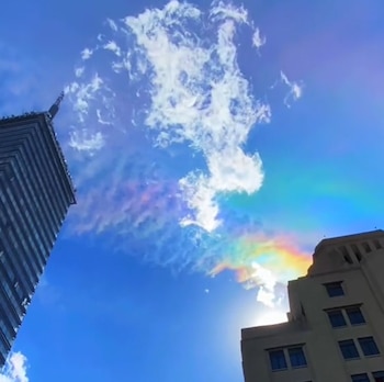 El evento duró poco tiempo