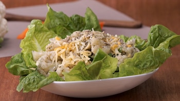 Ensalada de verdes con coliflor