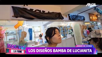 Luciana Fuster tapó el nombre