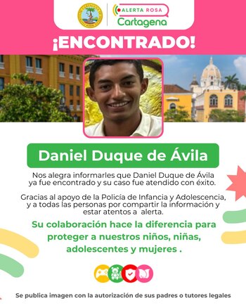 El joven fue buscado por