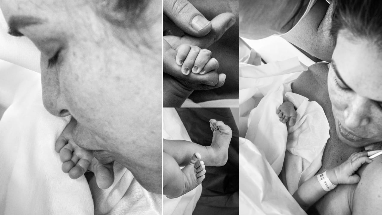 Anahí de Cárdenas tuvo a su primer bebé.