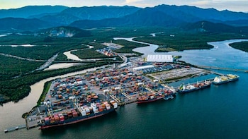 El puerto de Santos. Foto: