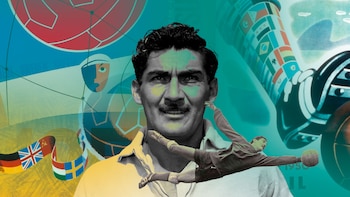 El primer futbolista en disputar