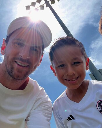 Messi se tomó un tiempo