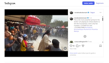 Con estos actos, Nana Kwaku Bonsam busca que Ghana pueda tener una gran presentación en el Mundial 2026 - crédito @nanakwakubonsam/Instagram