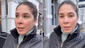 La mujer explicó lo difícil