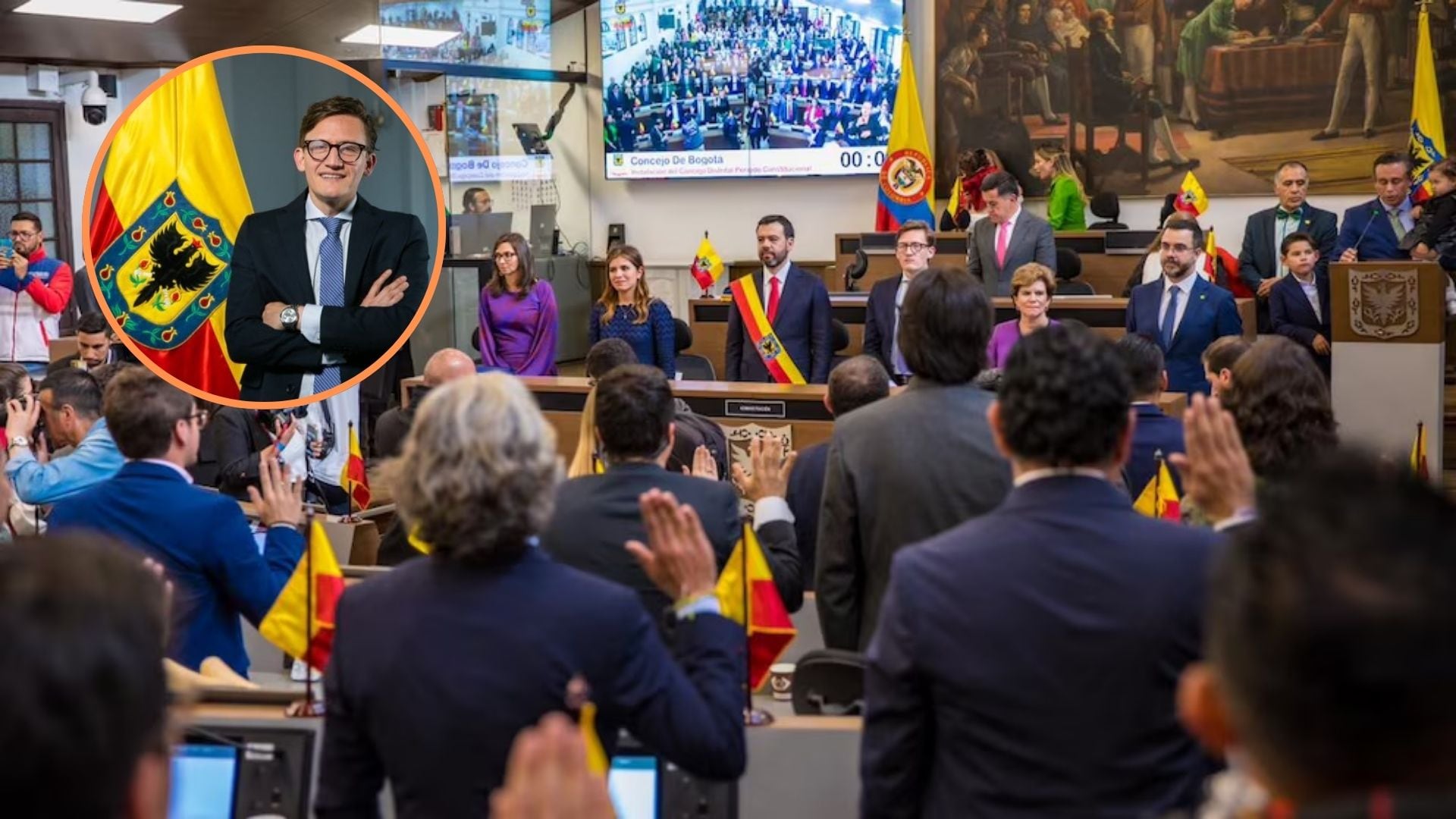 El secretario de Gobierno resalta que la gestión local logró comprometer el 98,8 % del presupuesto asignado, el porcentaje más alto en 14 años - crédito @GAquinteroA/x / Colprensa