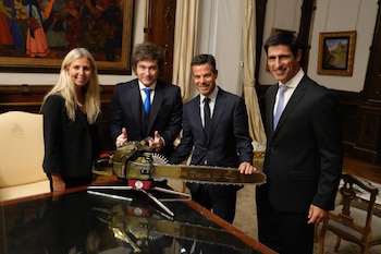 Javier Milei, presidente de Argentina,