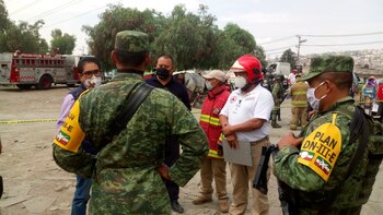 En el accidente no se