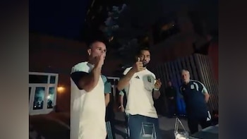 El asado de la selección argentina en la previa a la final del Mundial con España