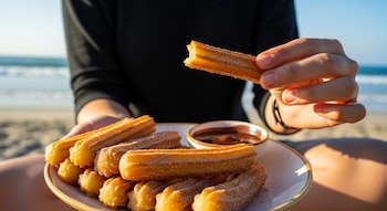 Preparar churros caseros permite experimentar
