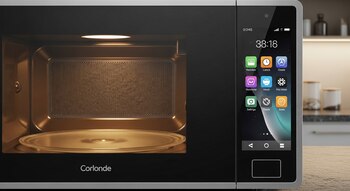 Dejar el microondas funcionando sin