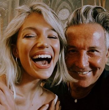 Stefi Roitmann y su suegro