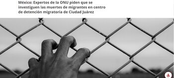 La ONU compartió un comunicado