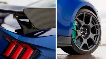 Llantas y alerón de fibra