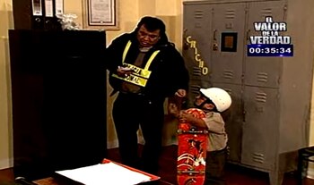 'Largo' junto a Manolo Rojas