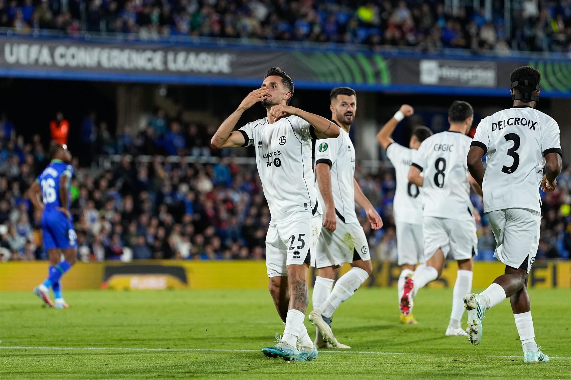 Un Getafe irreconocible se lleva una goleada del Lugano