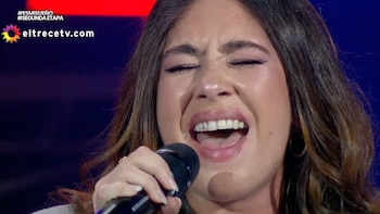 María Mirabile eligió la canción 'I’m Not the Only One' de Sam Smith y conquistó a todos los jurados del programa