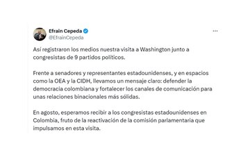 Con esta publicación, el presidente