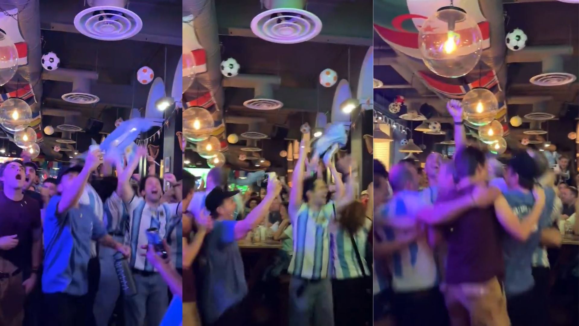Del pub de Glasgow a la Plaza Mayor de Madrid: así festejaron los argentinos el pase a la final del Mundial 2026