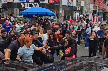 Magaly Medina acudió a Gamarra