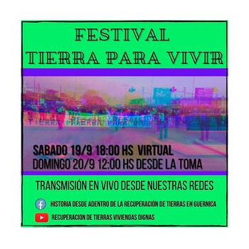 El flyer de la convocatoria