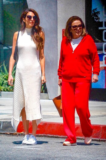 Amal Clooney compartió un día