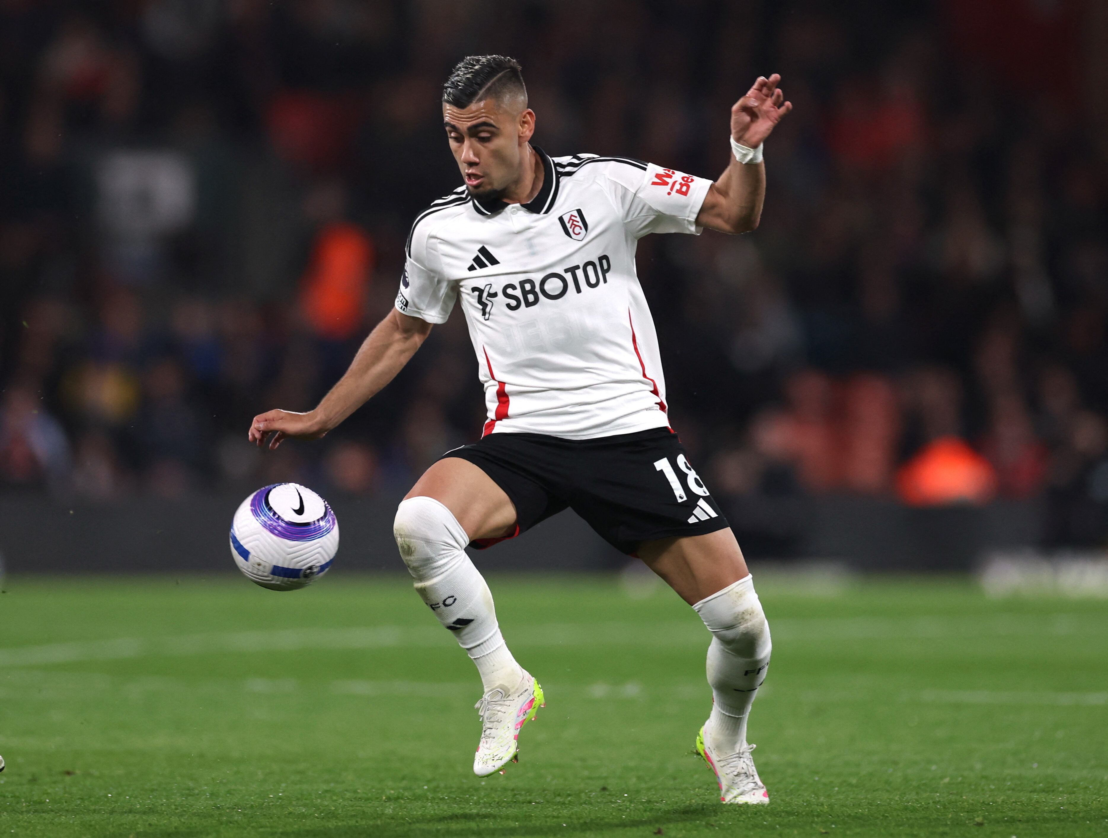 Andreas Pereira con la camiseta del Fulham en la Premier League (REUTERS/Isabel Infantes)