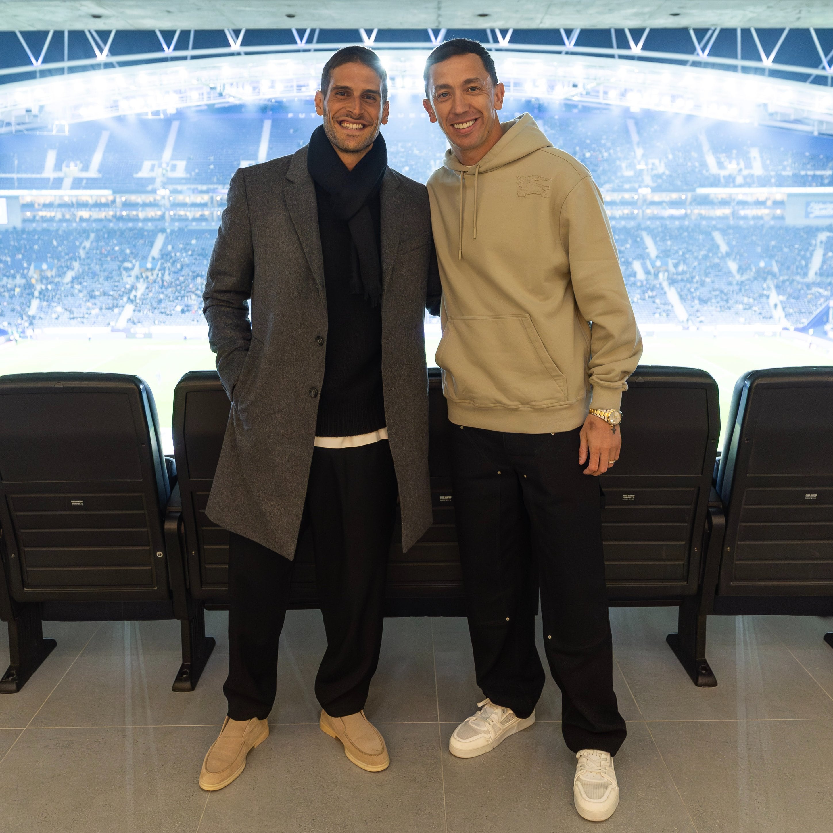 Agustín Marchesín viajo a Europa y fue a ver un partido del Porto, su ex club