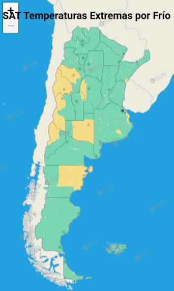 Temperaturas extremas (Servicio Meteorológico Nacional)