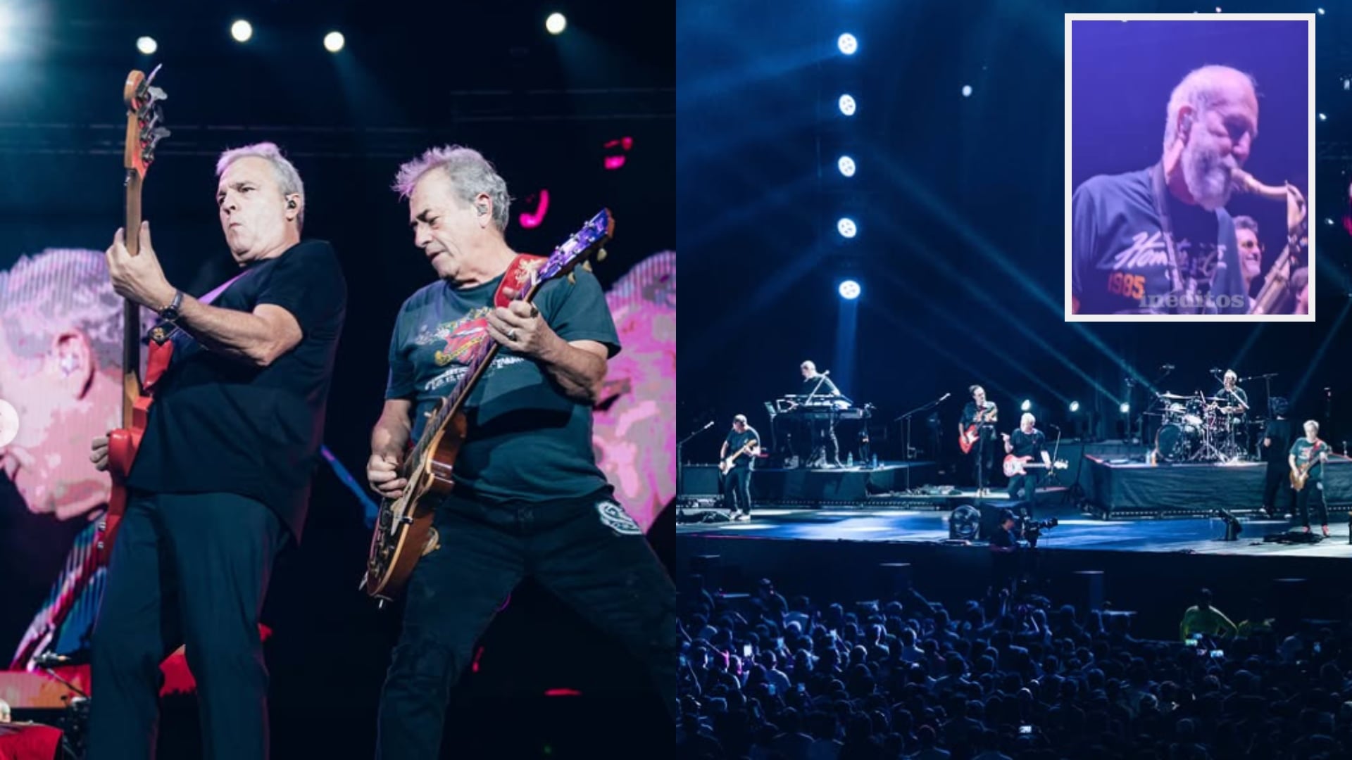 Hombres G emocionó a Lima con sus clásicos y rindió homenaje a la cultura peruana con una versión en saxofón de ‘El cóndor pasa’