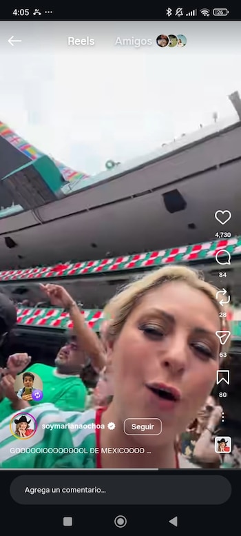 famosos en el mundial