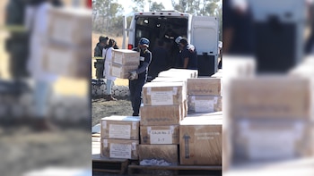 Trabajos de destrucción de drogas