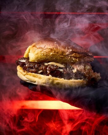 Hamburguesa "La Manuela", de Soda