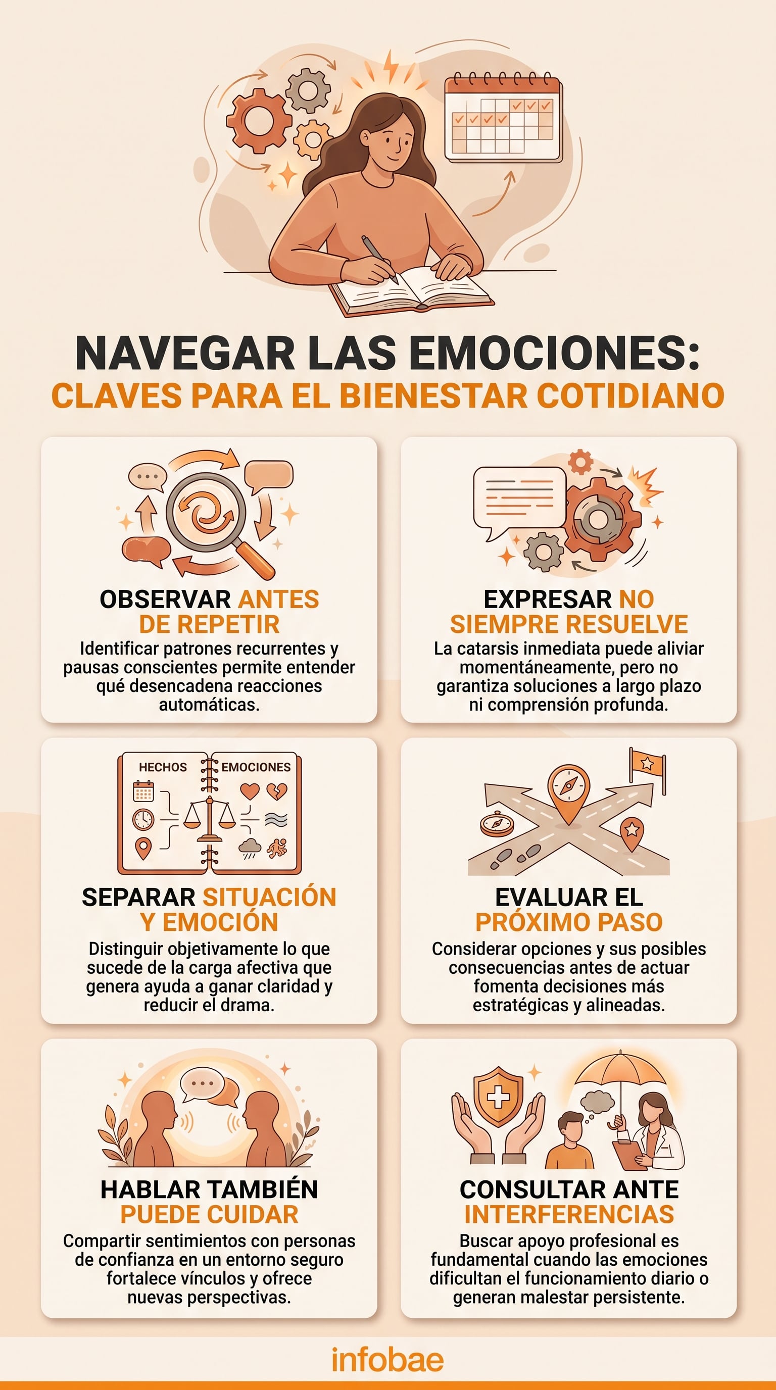 La queja automática puede mantener la atención concentrada en una dificultad. (Imagen Ilustrativa Infobae)