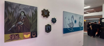 Obras de Lucía López y Sofía Goldemberg en Acéfala