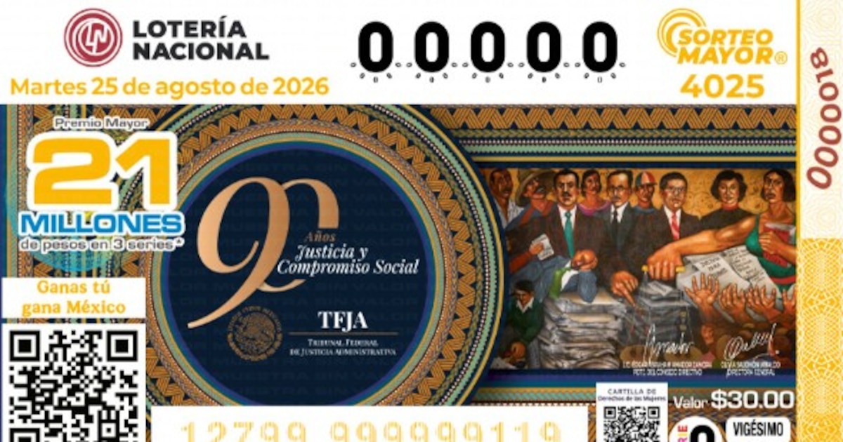 Photo: Infobae Resultados de la Lotería Nacional en vivo hoy, martes 25 de agosto 2026: qué números cayeron en Sorteo Mayor 4025 y sorteos e