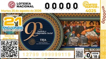 Resultados Lotería Nacional Sorteo Mayor 4025: premio mayor y números ganadores del martes 25 de agosto