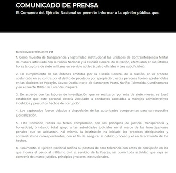 Las detenciones se efectuaron en