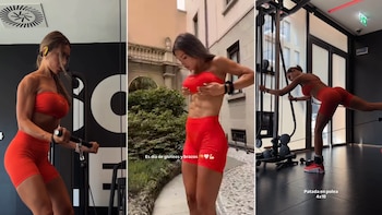 Agus Gandolfo impactó a sus fans al compartir su dura rutina de entrenamiento: “No hay glúteos sin bracitos”