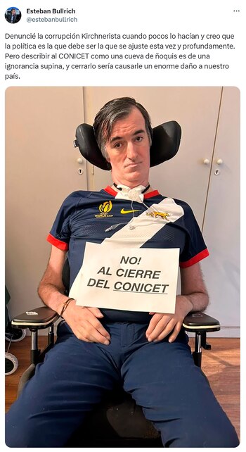 El mensaje de Esteban Bullrich