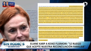 Eliane Karp solicita a Keiko Fujimori que Alejandro Toledo cumpla su pena en casa: abogado explica si es posible. Captura: Sin Rodeos.
