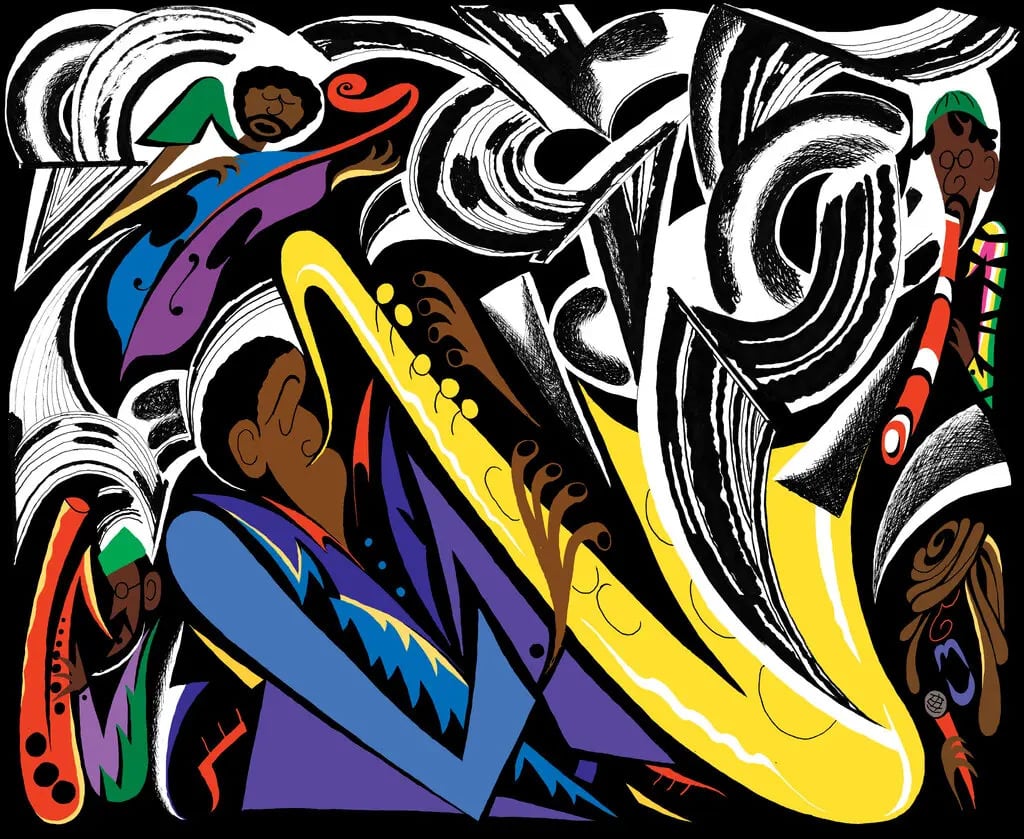 El movimiento del jazz espiritual tomó como manifiesto las reflexiones escritas por John Coltrane en su obra A Love Supreme.